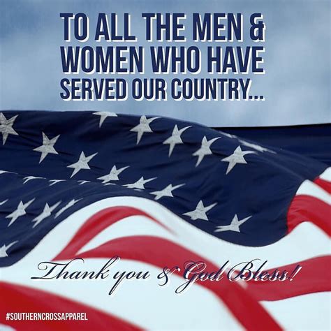 Thank you to all those men and .